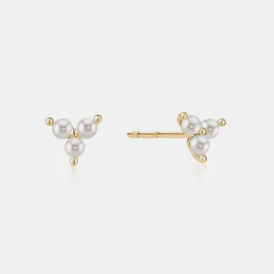 Trio Pearl Studs