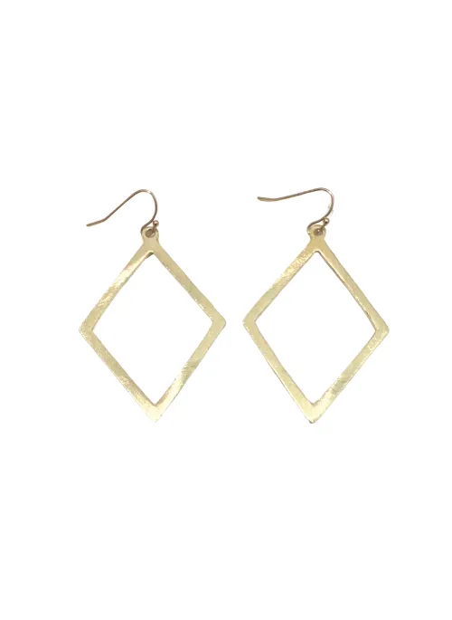 Willow Diamond Hoop Earrings