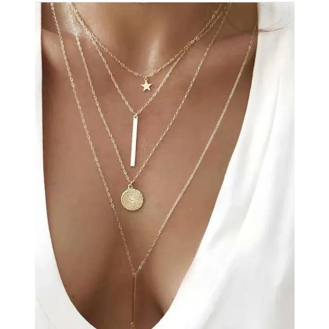 Women Multi Layer Long Necklaces & Pearl Chokers