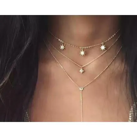 Women Multi Layer Long Necklaces & Pearl Chokers